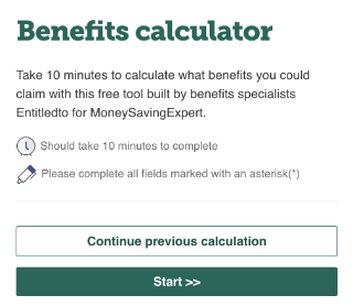 Benefits Calculator What Am I Entitled To Moneysavingexpert