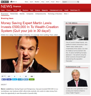 Martin Lewis Binary Trading Fake Liar Ads - 