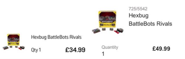 Argos hexbug best sale robot wars