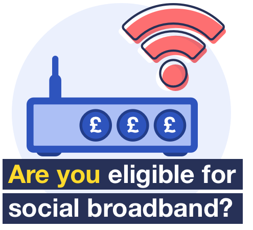 MSE explains if you are eligible for a social broadband tariff.