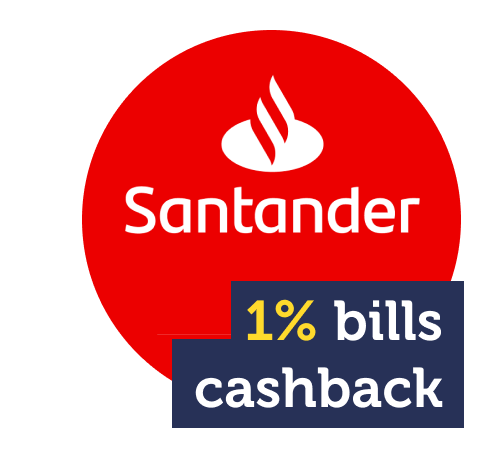 Get yourself 1% bills cashback with the Santander Edge account, a full write-up on which can be found here.