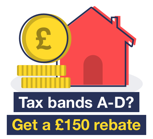 If you are in council tax bands A to D, you can get a £150 rebate - see how to ensure you get it